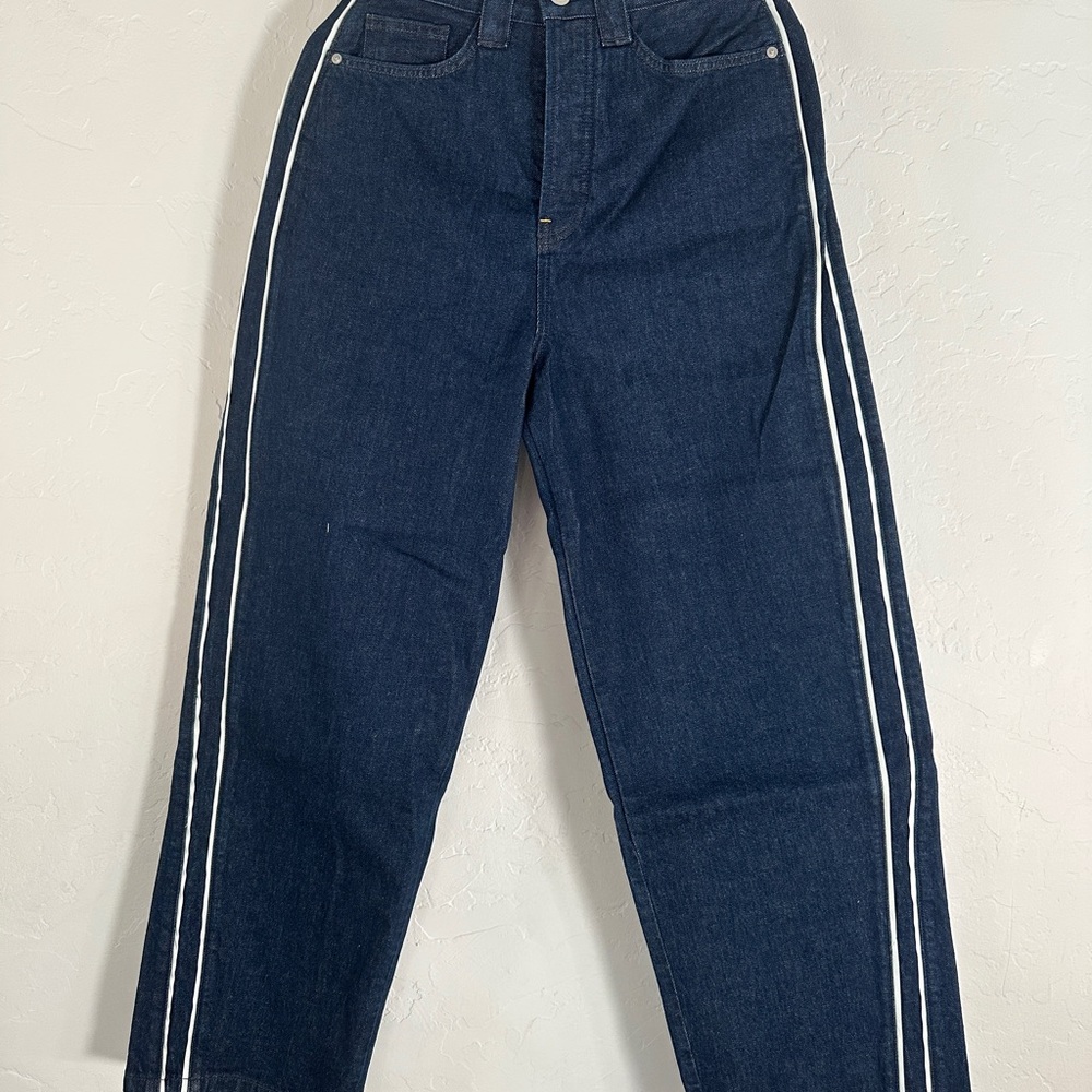 Pinstripe Track Denim - Picture 7 of 8